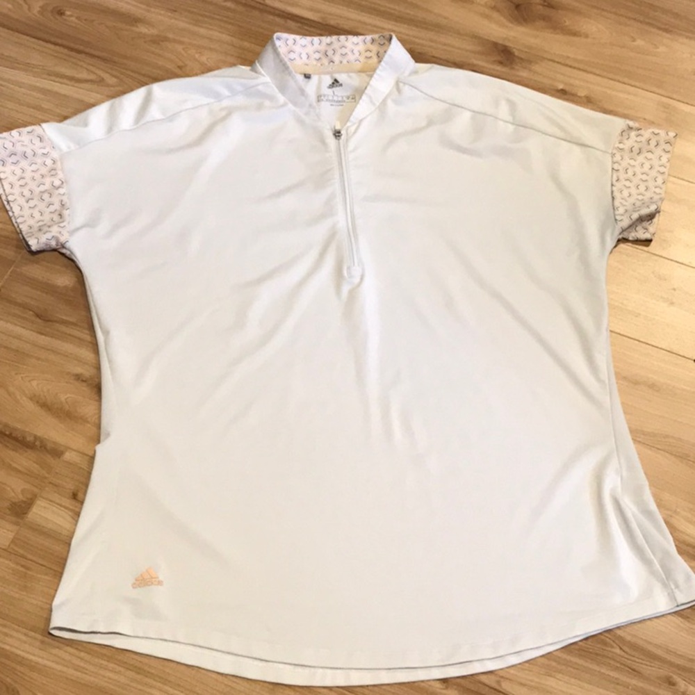 Adidas ultimate 365 printed short sleeve Polo